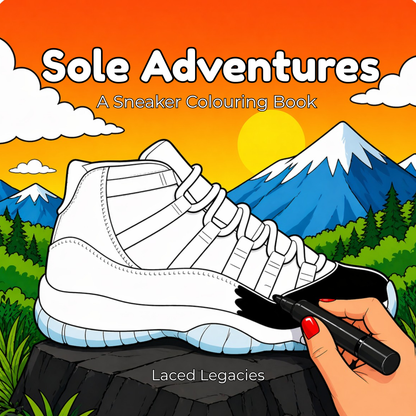 Sole Adventures: A Sneaker Colouring Book